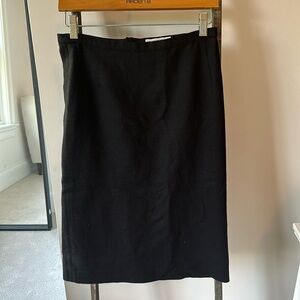 Dolce and Gabbana black pencil skirt